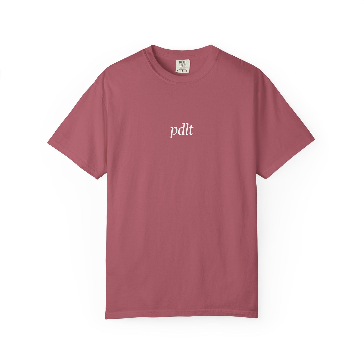 Garment-Dyed T-shirt featuring 'pdlt'