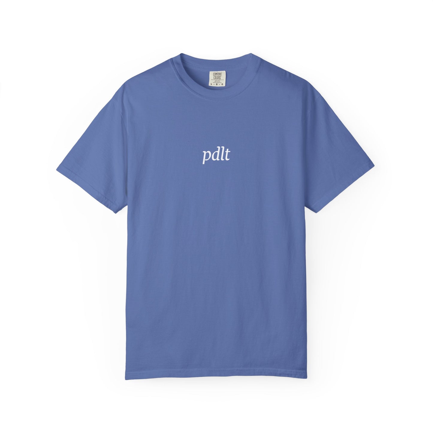 Garment-Dyed T-shirt featuring 'pdlt'