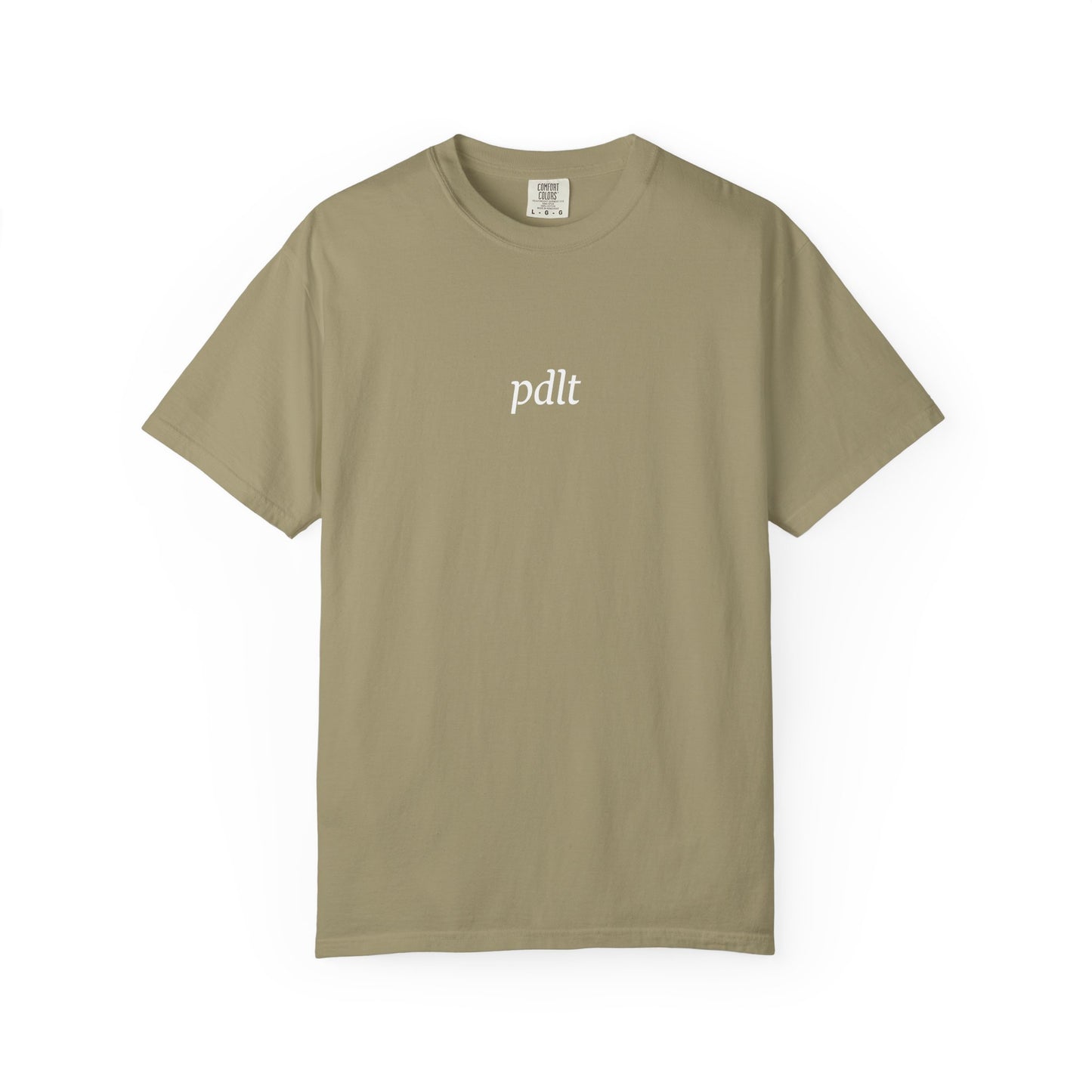 Garment-Dyed T-shirt featuring 'pdlt'
