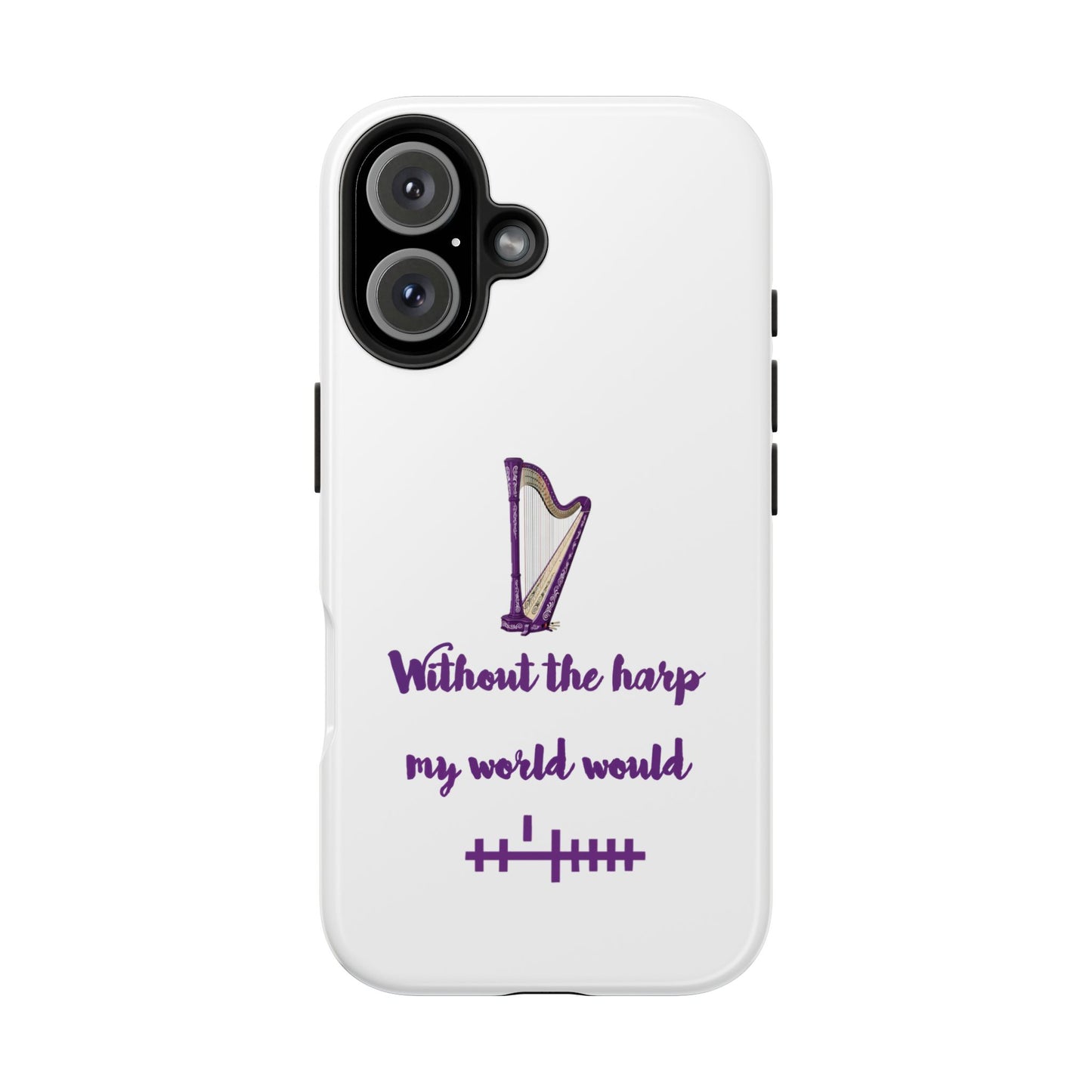 Harp Lover Phone Case | Music Gift | Artistic Tough Case | Creative Mobile Cover | Musician Accessory | Perfect for Music Events