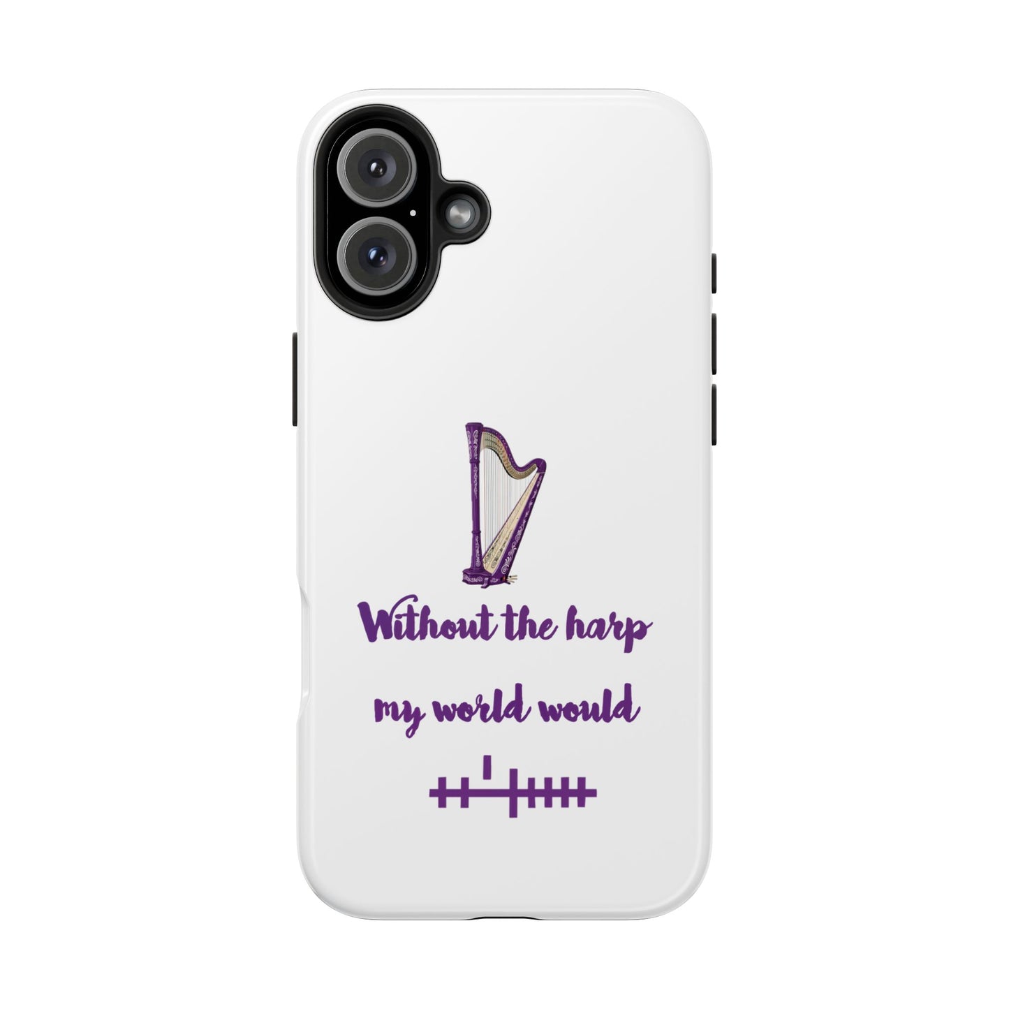 Harp Lover Phone Case | Music Gift | Artistic Tough Case | Creative Mobile Cover | Musician Accessory | Perfect for Music Events