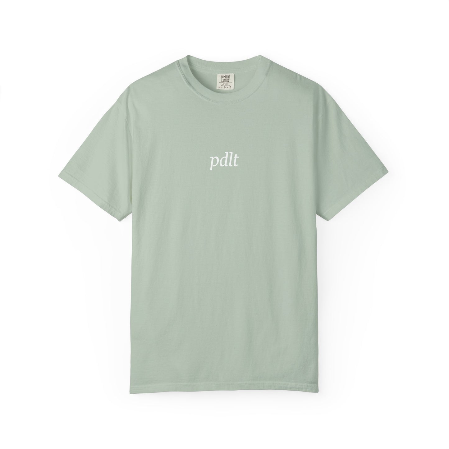 Garment-Dyed T-shirt featuring 'pdlt'