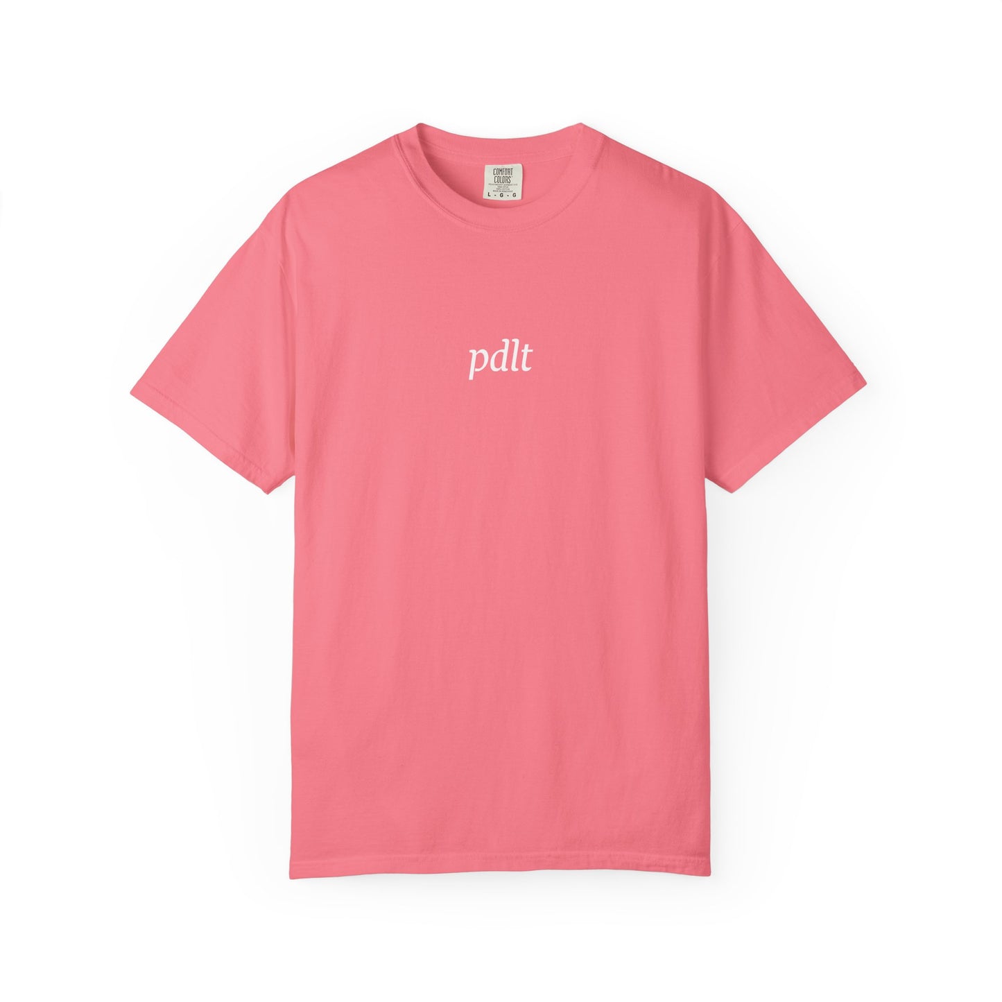 Garment-Dyed T-shirt featuring 'pdlt'