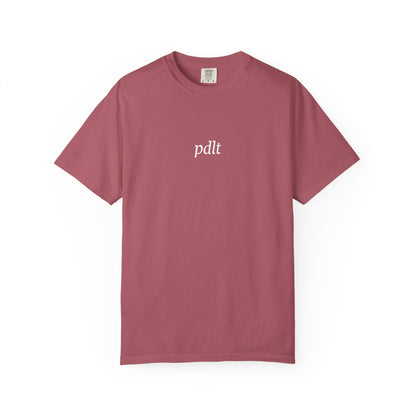 Garment-Dyed T-shirt featuring 'pdlt'