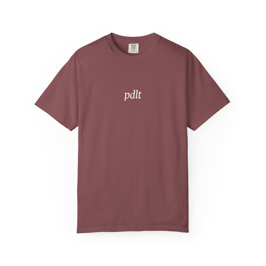 Garment-Dyed T-shirt featuring 'pdlt'