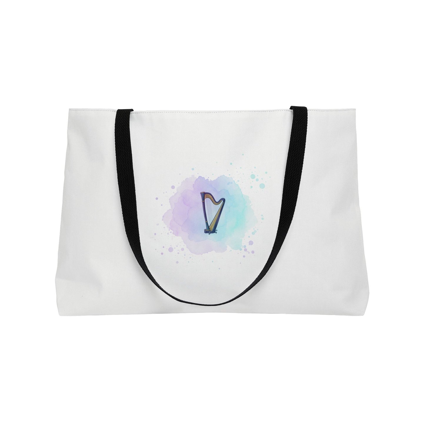 Weekender Tote Bag, Trendy Travel Bag, Weekend Getaway Companion, Perfect Gift for Musicians | Harpists