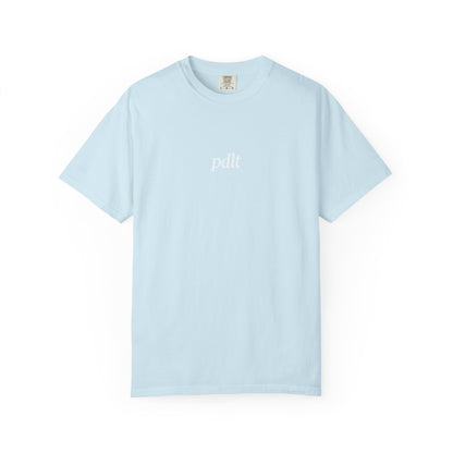 Garment-Dyed T-shirt featuring 'pdlt'