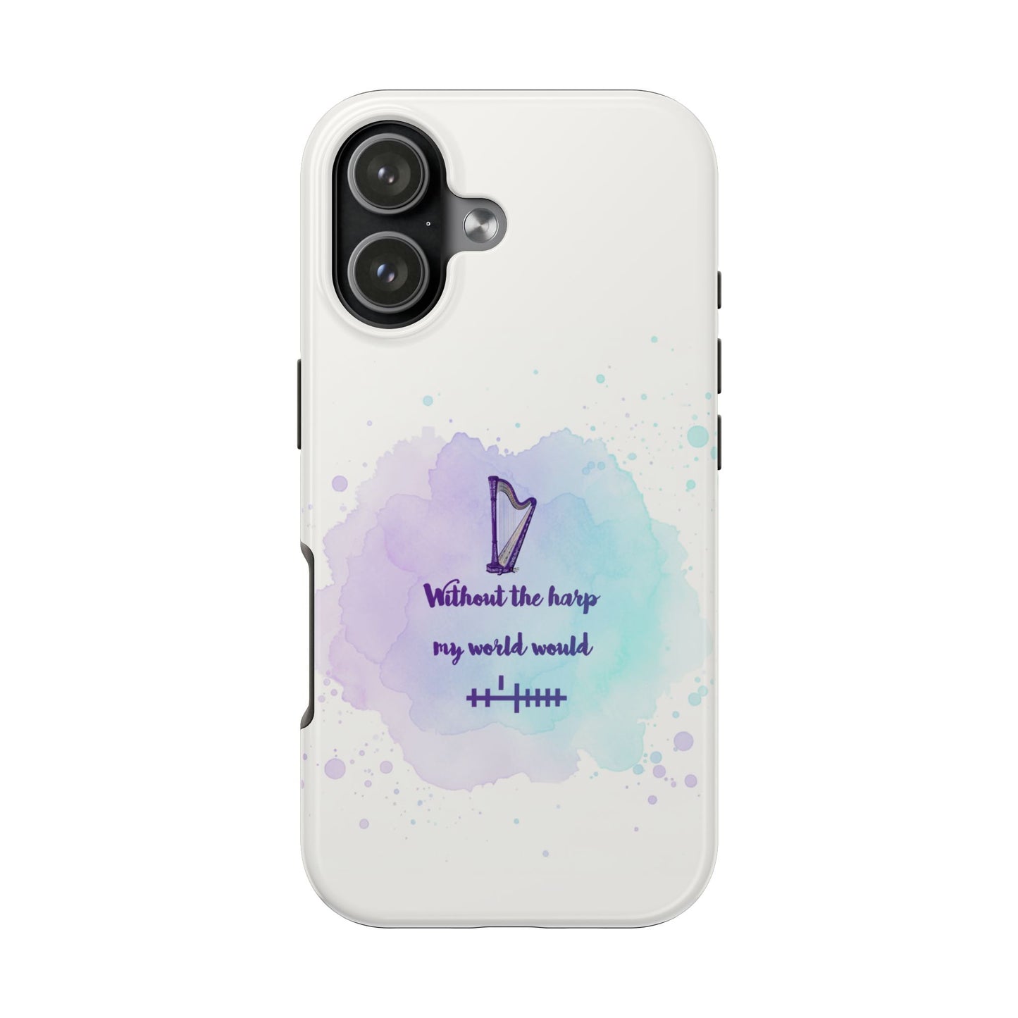 Harp Lover Phone Case | Music Gift | Artistic Tough Case | Creative Mobile Cover | Musician Accessory | Perfect for Music Events