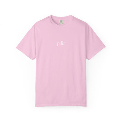 Garment-Dyed T-shirt featuring 'pdlt'