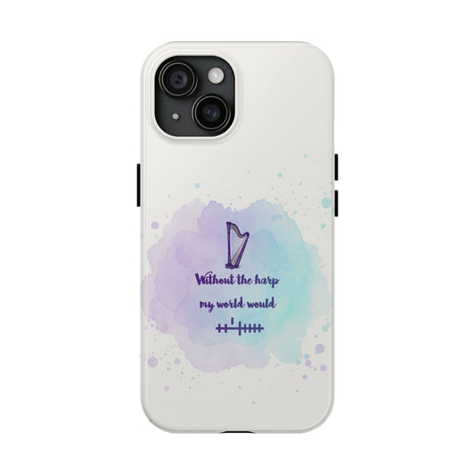 Harp Lover Phone Case | Music Gift | Artistic Tough Case | Creative Mobile Cover | Musician Accessory | Perfect for Music Events