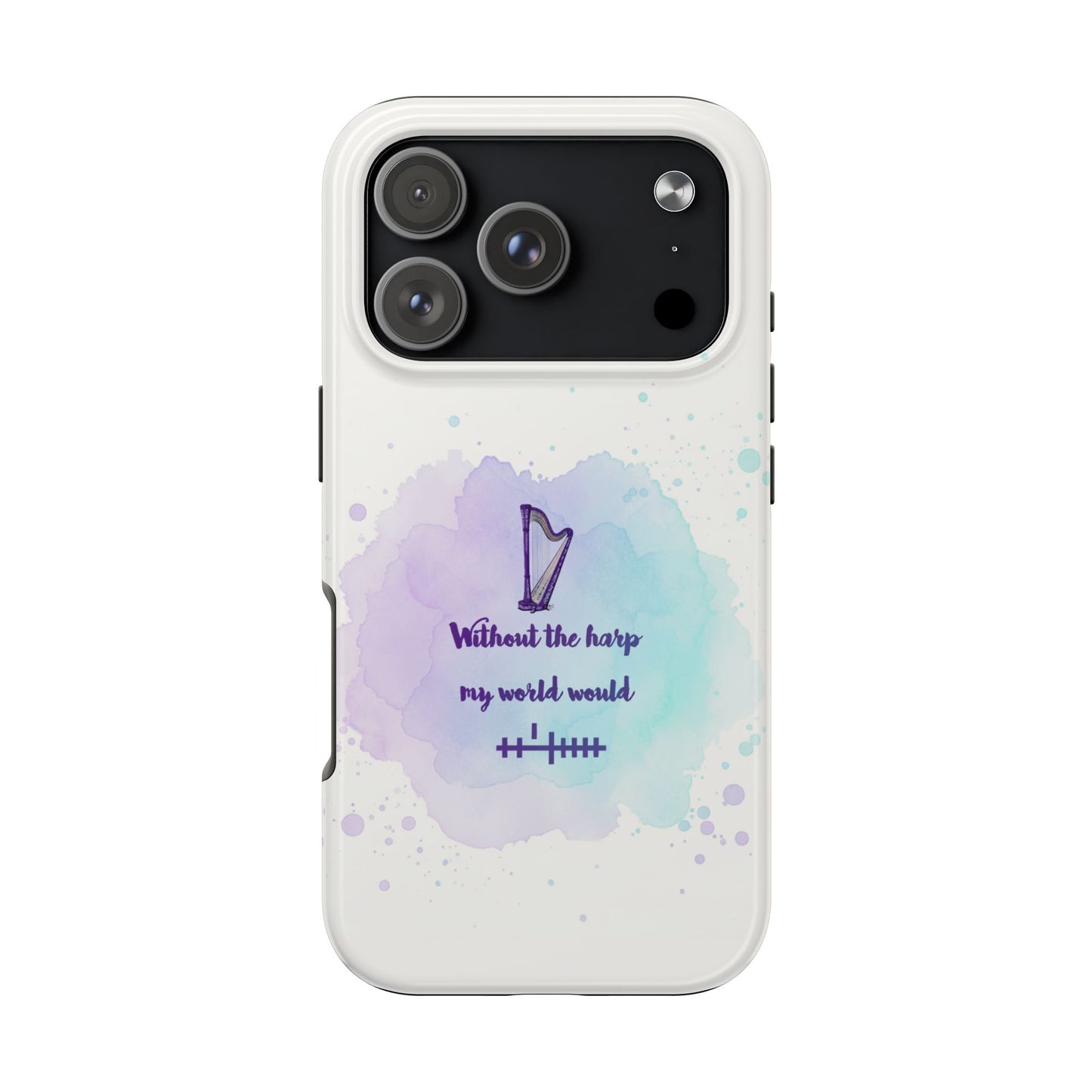 Harp Lover Phone Case | Music Gift | Artistic Tough Case | Creative Mobile Cover | Musician Accessory | Perfect for Music Events