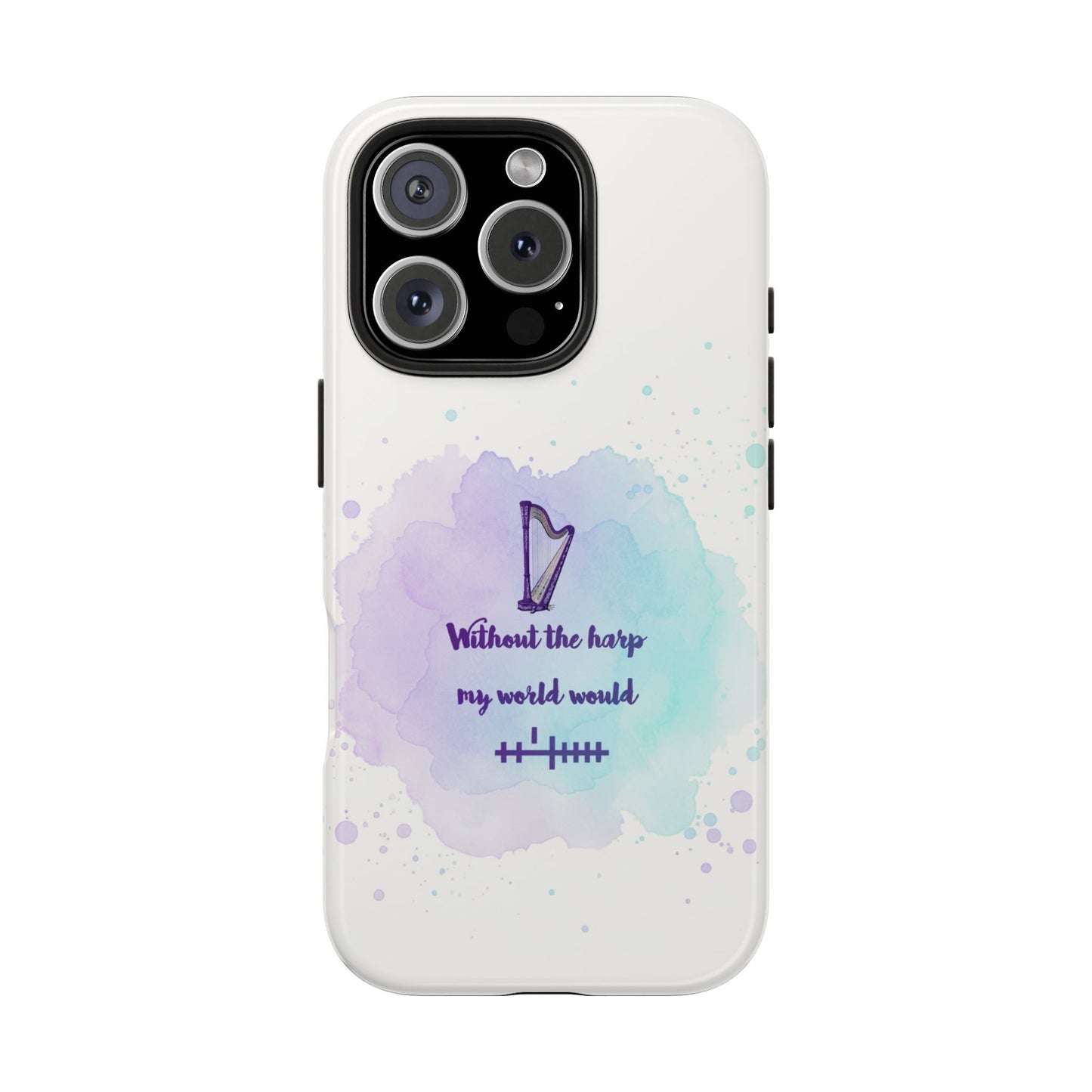 Harp Lover Phone Case | Music Gift | Artistic Tough Case | Creative Mobile Cover | Musician Accessory | Perfect for Music Events