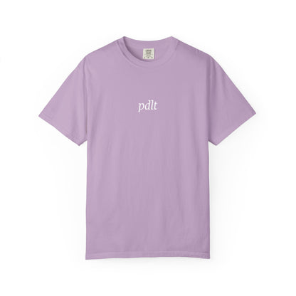 Garment-Dyed T-shirt featuring 'pdlt'