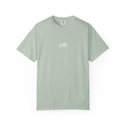 Garment-Dyed T-shirt featuring 'pdlt'