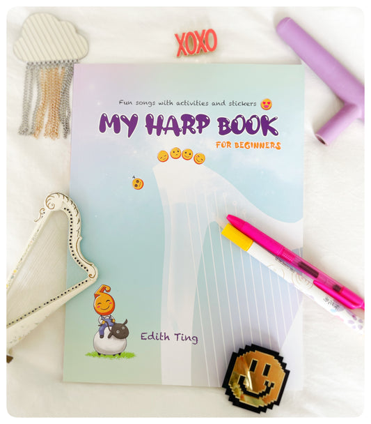 Harp Book for Beginners (physical copy)